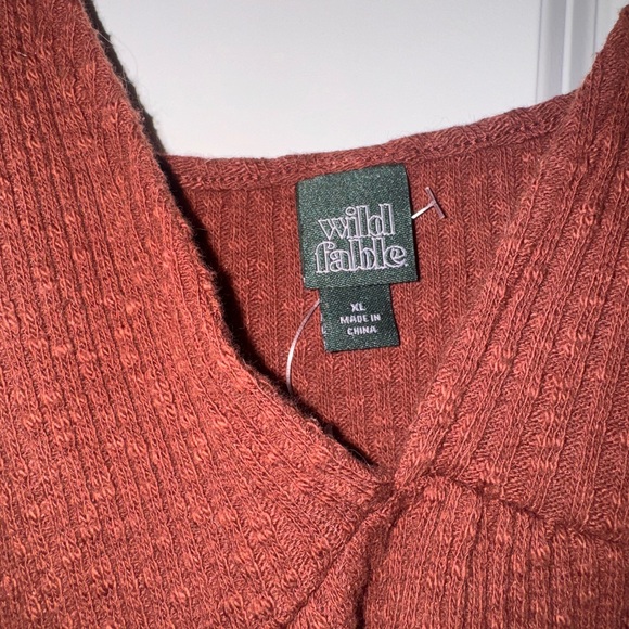 Wild Fable Rust Ribbed Camisole - Picture 3 of 3